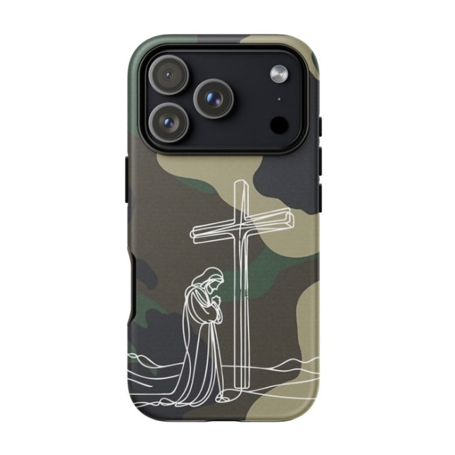 Green Camo iPhone 17 Case